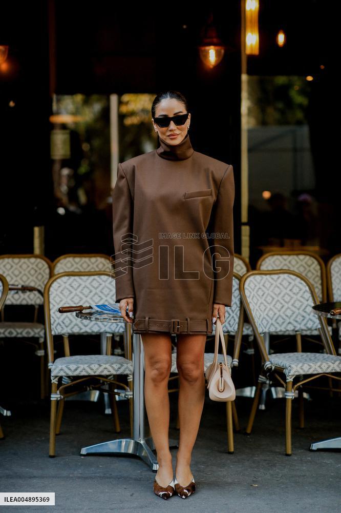 PFW - Mugler Street Style