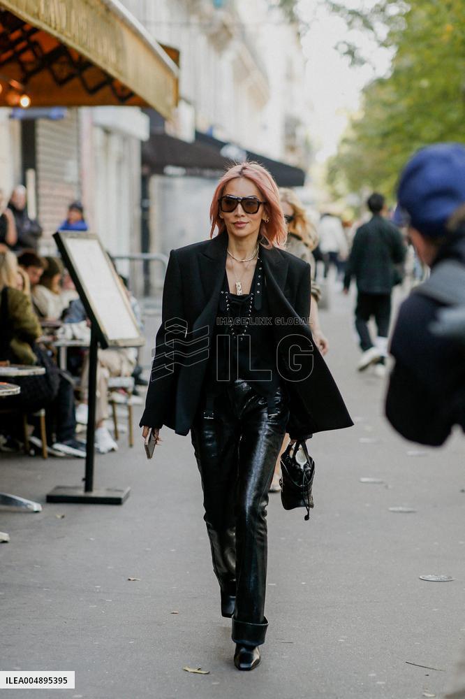 PFW - Mugler Street Style