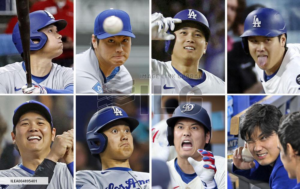 Baseball: Pictures of Shohei Ohtani during 2025 season