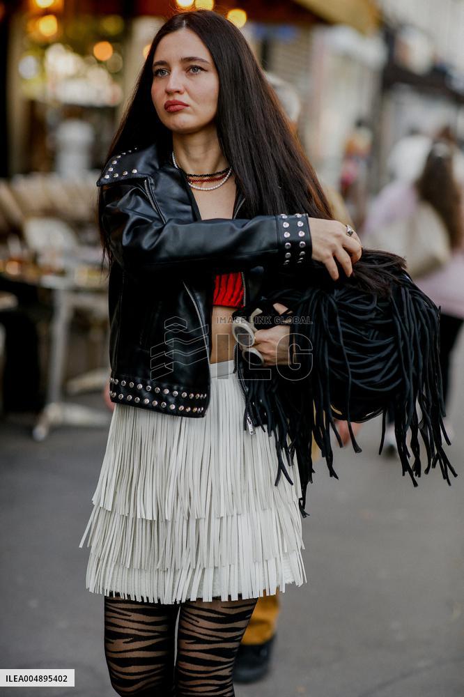 PFW - Mugler Street Style