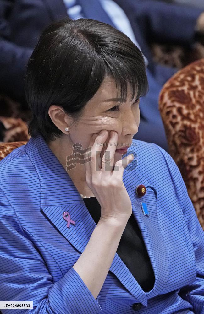 Japan PM Takaichi in parliament
