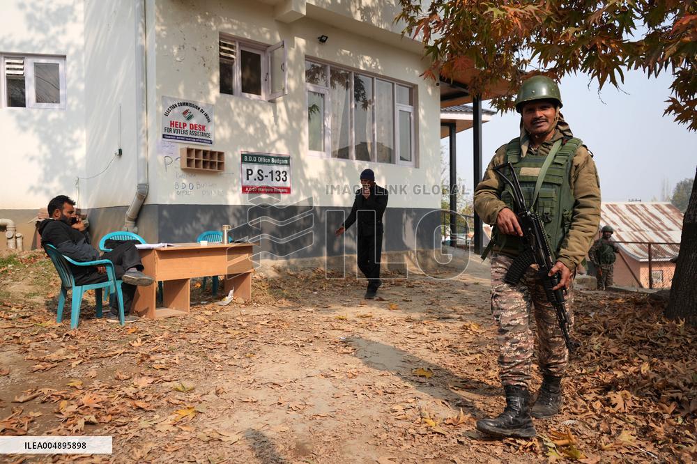 Polling Conducted for Budgam Assembly - Kashmir