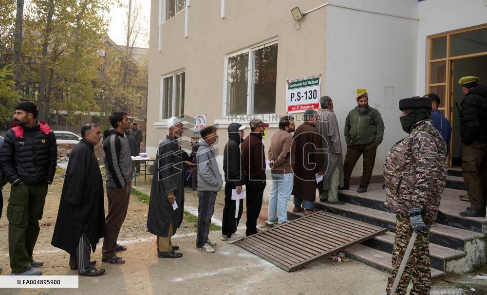 Polling Conducted for Budgam Assembly - Kashmir