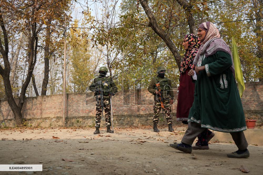 Polling Conducted for Budgam Assembly - Kashmir