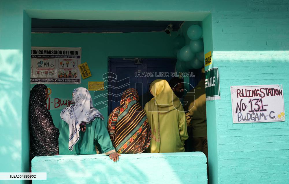 Polling Conducted for Budgam Assembly - Kashmir