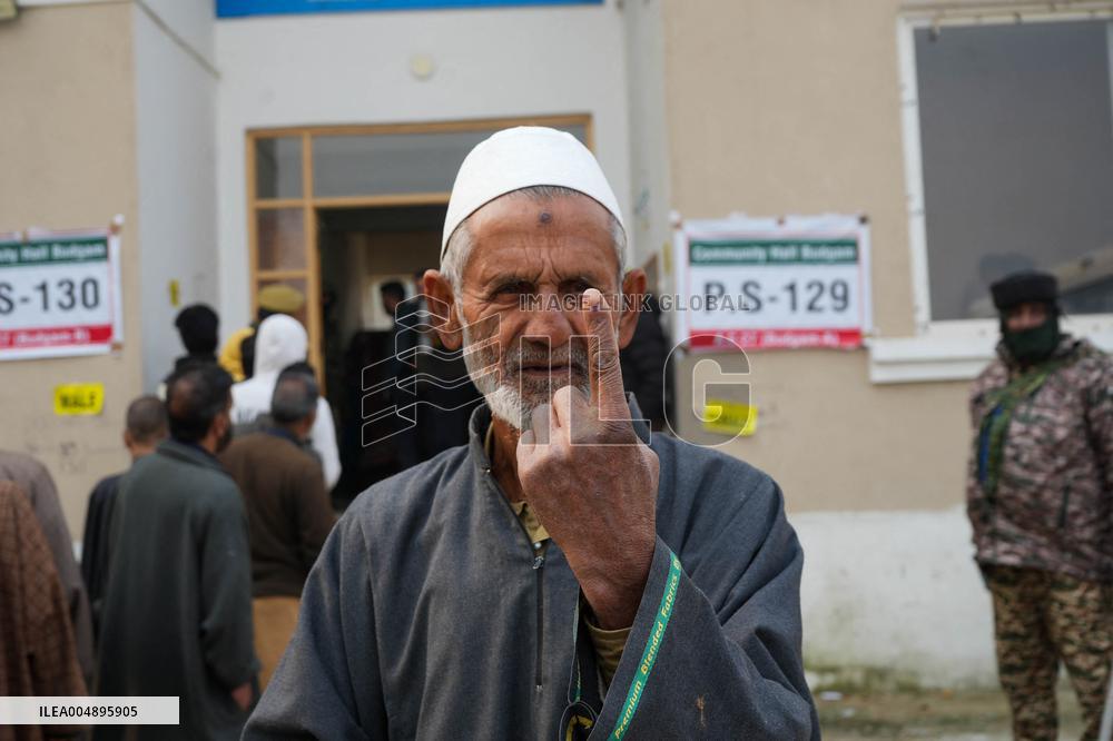Polling Conducted for Budgam Assembly - Kashmir