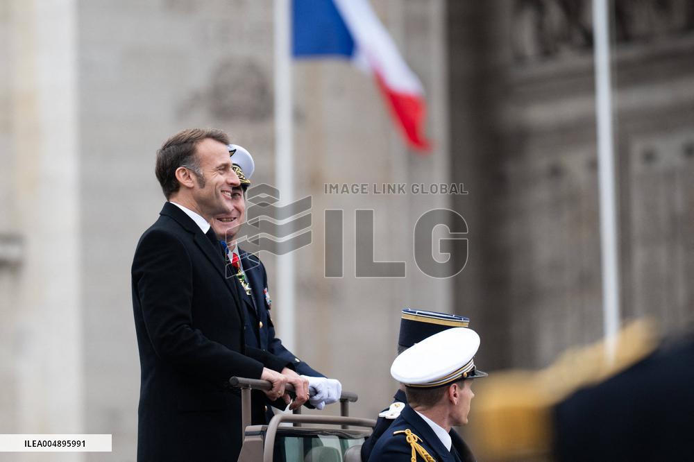 Commemoration Ceremony For The 107Th Anniversary Of The 1918 Armistice - Paris