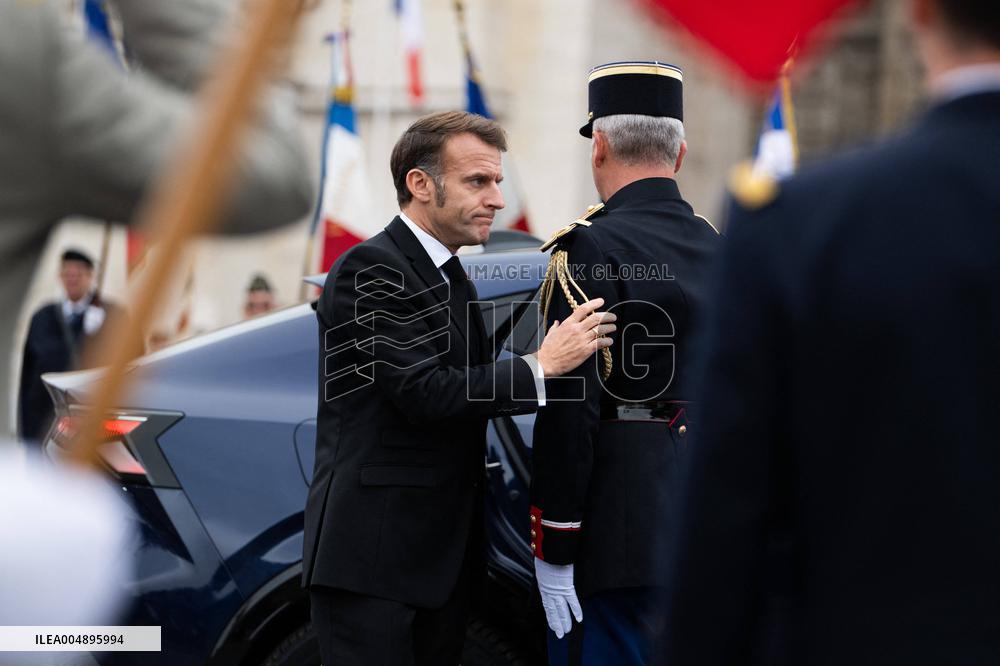 Commemoration Ceremony For The 107Th Anniversary Of The 1918 Armistice - Paris