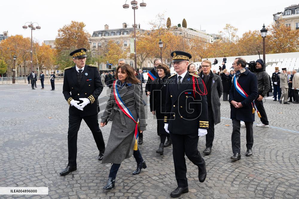 Commemoration Ceremony For The 107Th Anniversary Of The 1918 Armistice - Paris