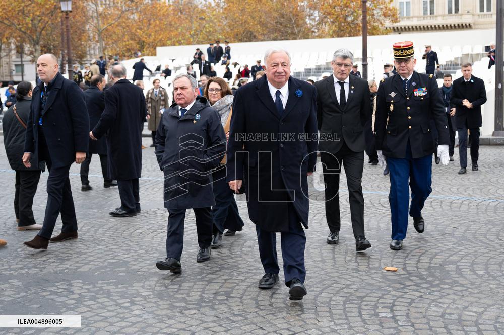 Commemoration Ceremony For The 107Th Anniversary Of The 1918 Armistice - Paris