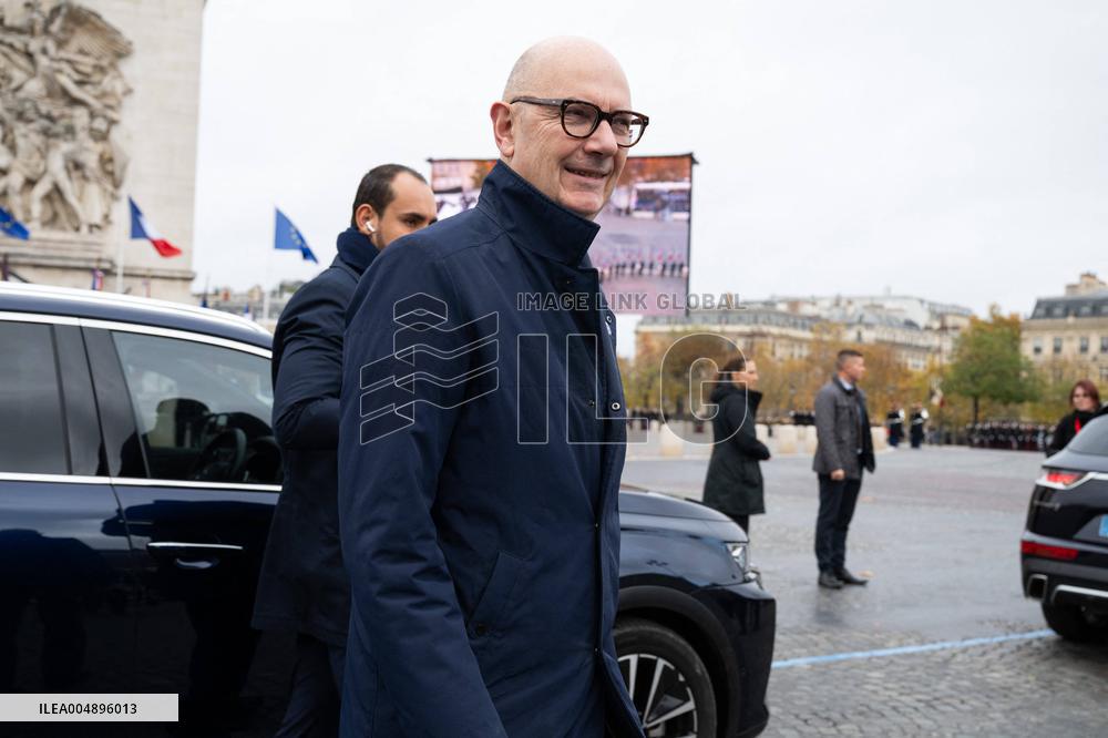 Commemoration Ceremony For The 107Th Anniversary Of The 1918 Armistice - Paris