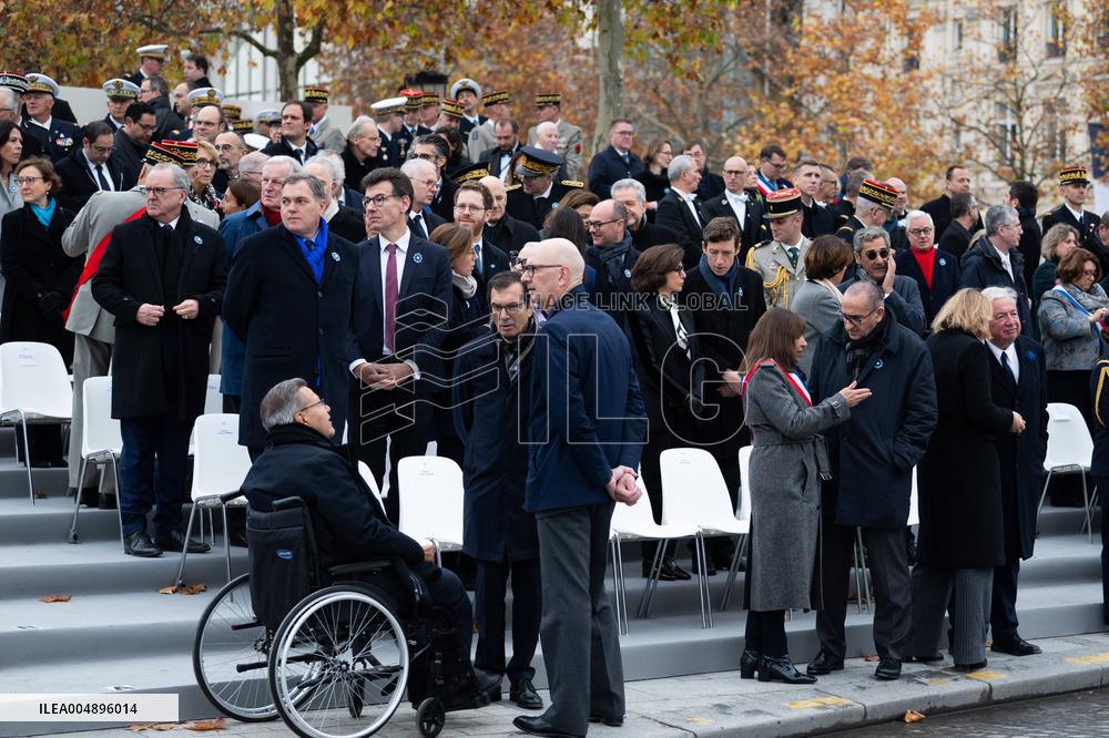 Commemoration Ceremony For The 107Th Anniversary Of The 1918 Armistice - Paris
