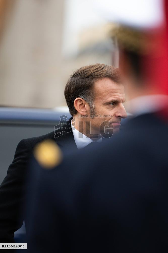 Commemoration Ceremony For The 107Th Anniversary Of The 1918 Armistice - Paris