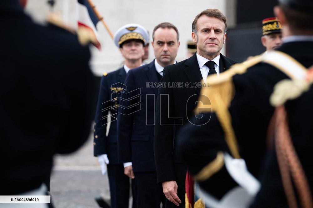 Commemoration Ceremony For The 107Th Anniversary Of The 1918 Armistice - Paris