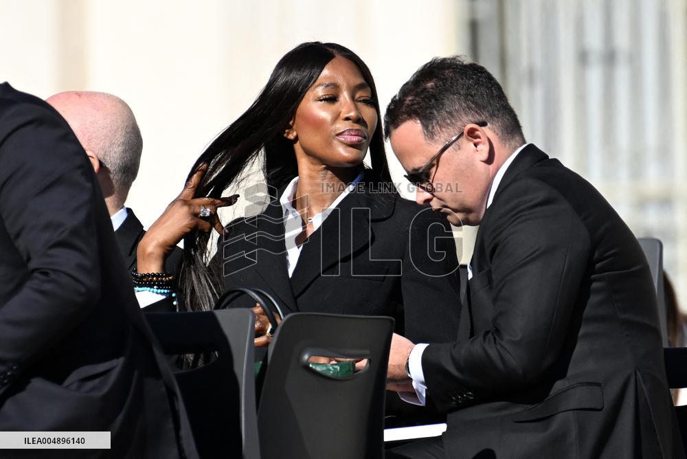 Naomi Campbell Meets Pope Leo XIV - Vatican