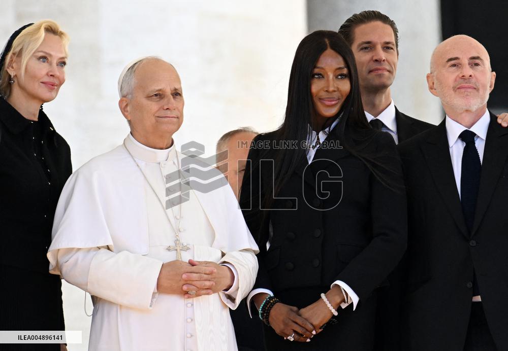 Naomi Campbell Meets Pope Leo XIV - Vatican