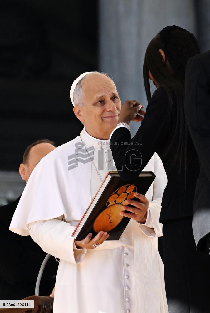 Naomi Campbell Meets Pope Leo XIV - Vatican