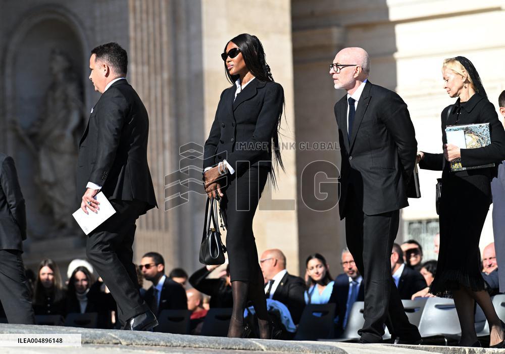 Naomi Campbell Meets Pope Leo XIV - Vatican