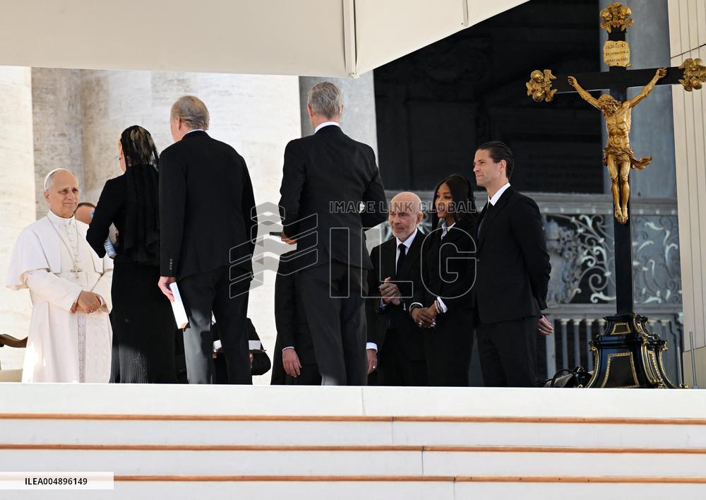 Naomi Campbell Meets Pope Leo XIV - Vatican