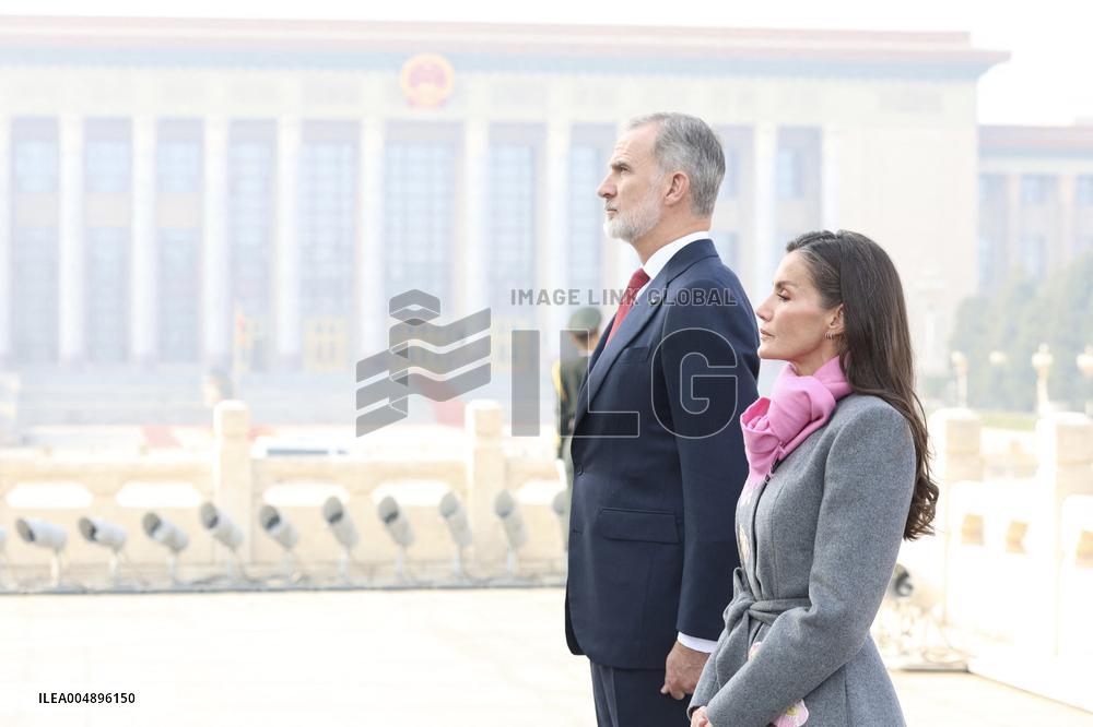 Second Day Of The King And Queen's State Trip To China