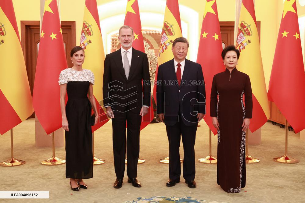 Second Day Of The King And Queen's State Trip To China
