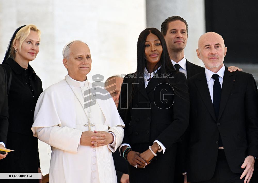 Naomi Campbell Meets Pope Leo XIV - Vatican