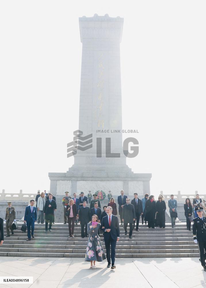 Second Day Of The King And Queen's State Trip To China