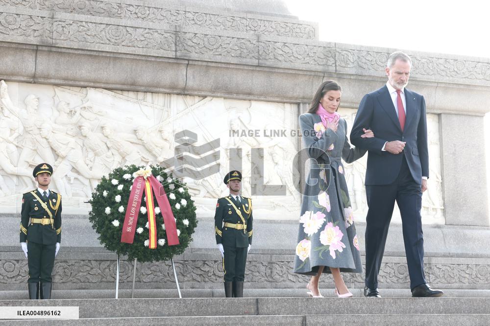 Second Day Of The King And Queen's State Trip To China