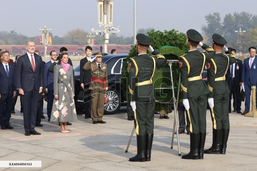 Second Day Of The King And Queen's State Trip To China