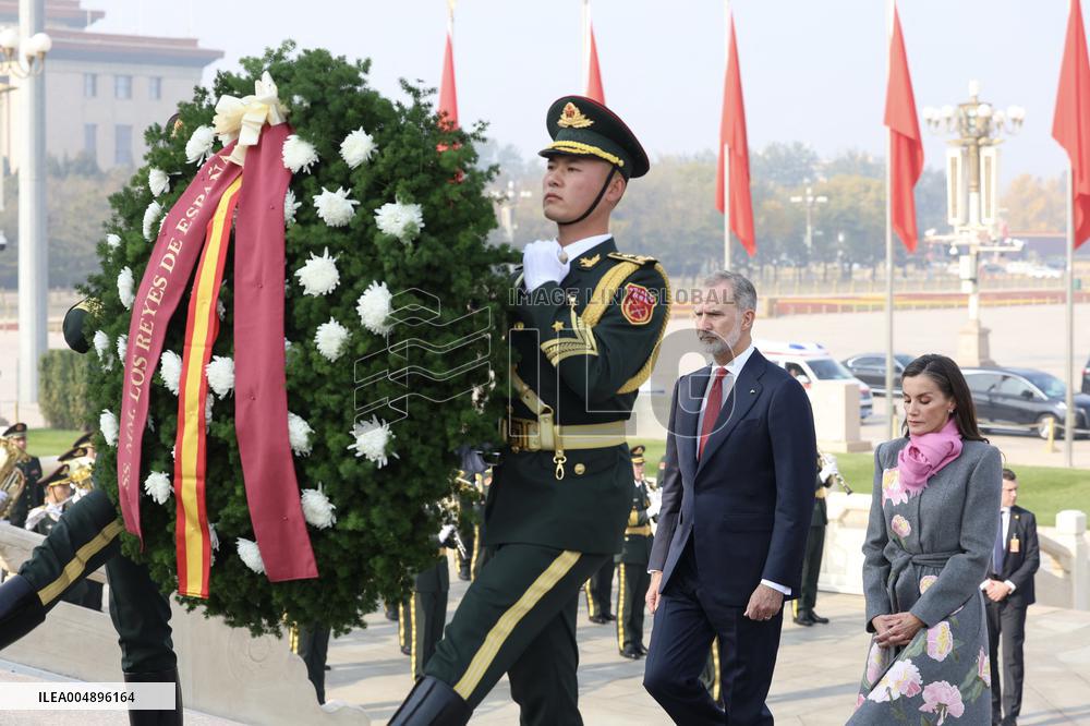 Second Day Of The King And Queen's State Trip To China