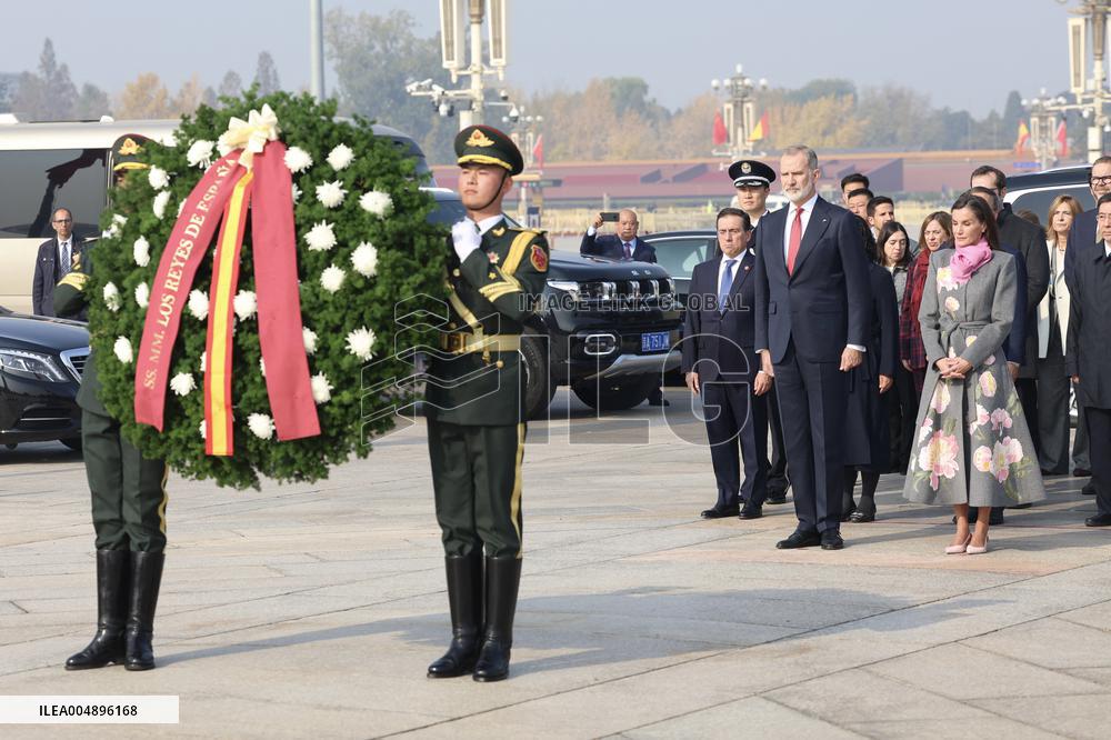 Second Day Of The King And Queen's State Trip To China