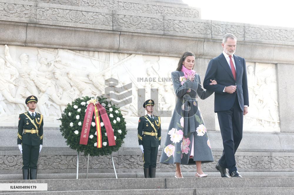 Second Day Of The King And Queen's State Trip To China