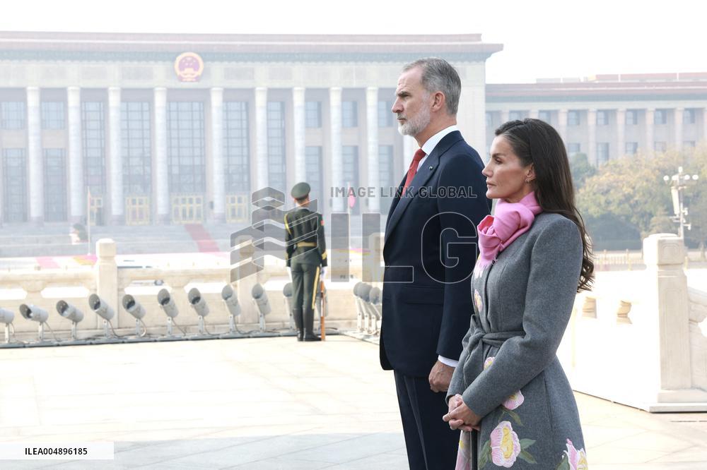 Second Day Of The King And Queen's State Trip To China