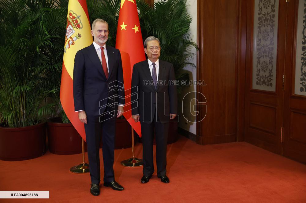 Second Day Of The King And Queen's State Trip To China