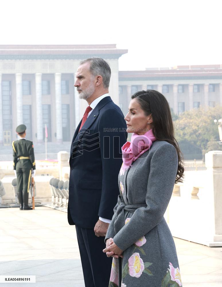 Second Day Of The King And Queen's State Trip To China