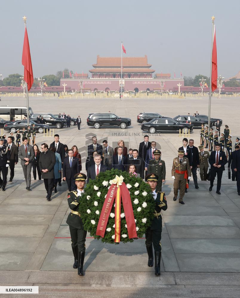 Second Day Of The King And Queen's State Trip To China