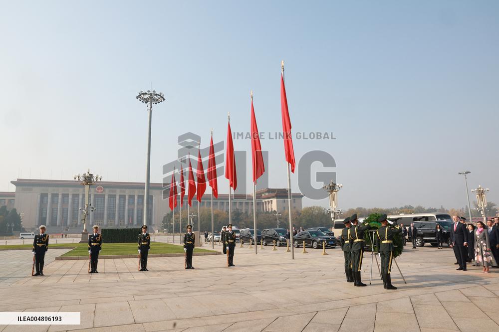 Second Day Of The King And Queen's State Trip To China