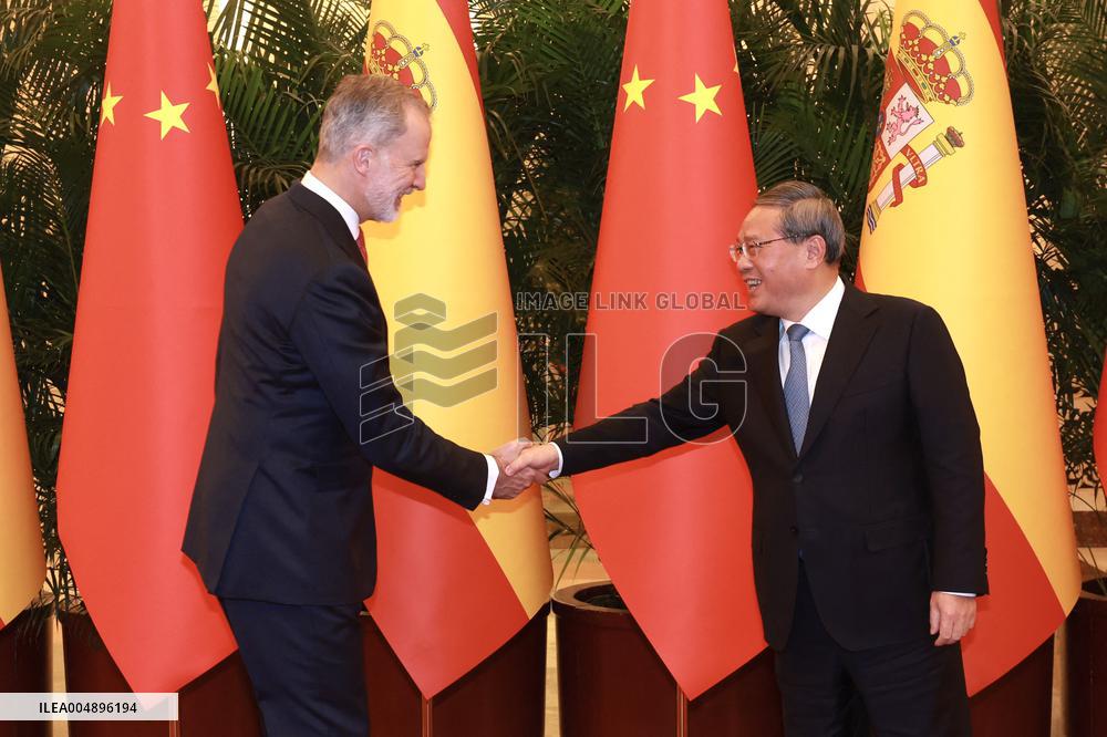 Second Day Of The King And Queen's State Trip To China