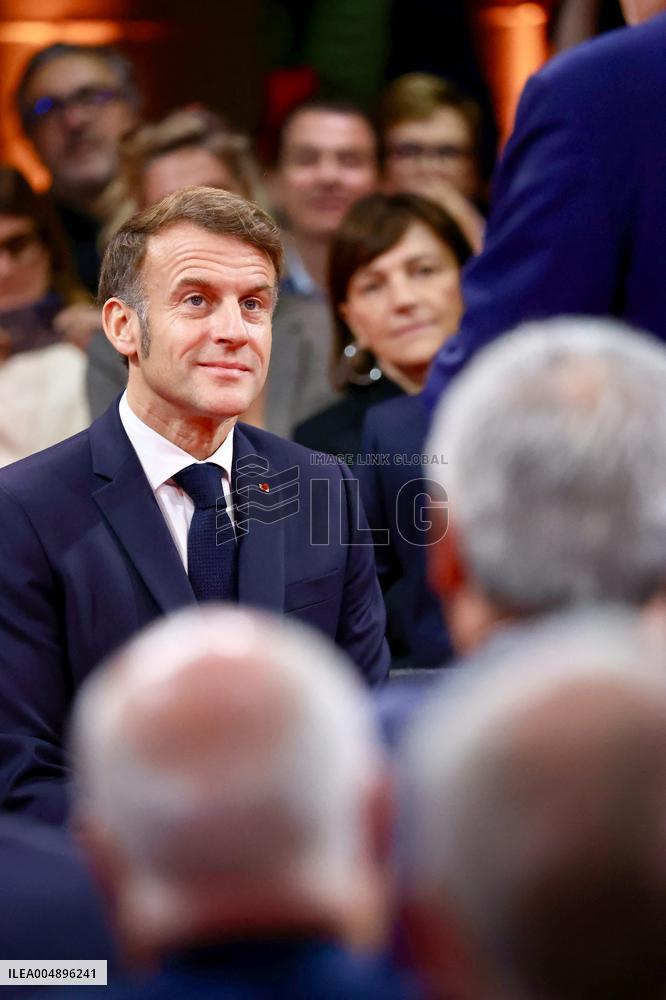 President Macron Meets Readers of La Depeche du Midi - Toulouse