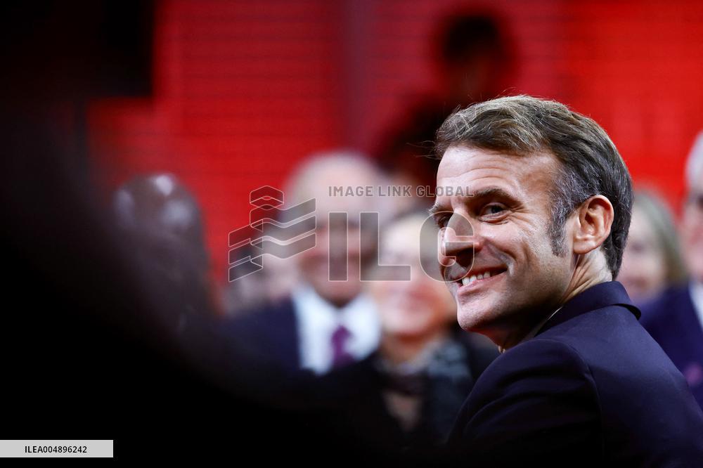 President Macron Meets Readers of La Depeche du Midi - Toulouse