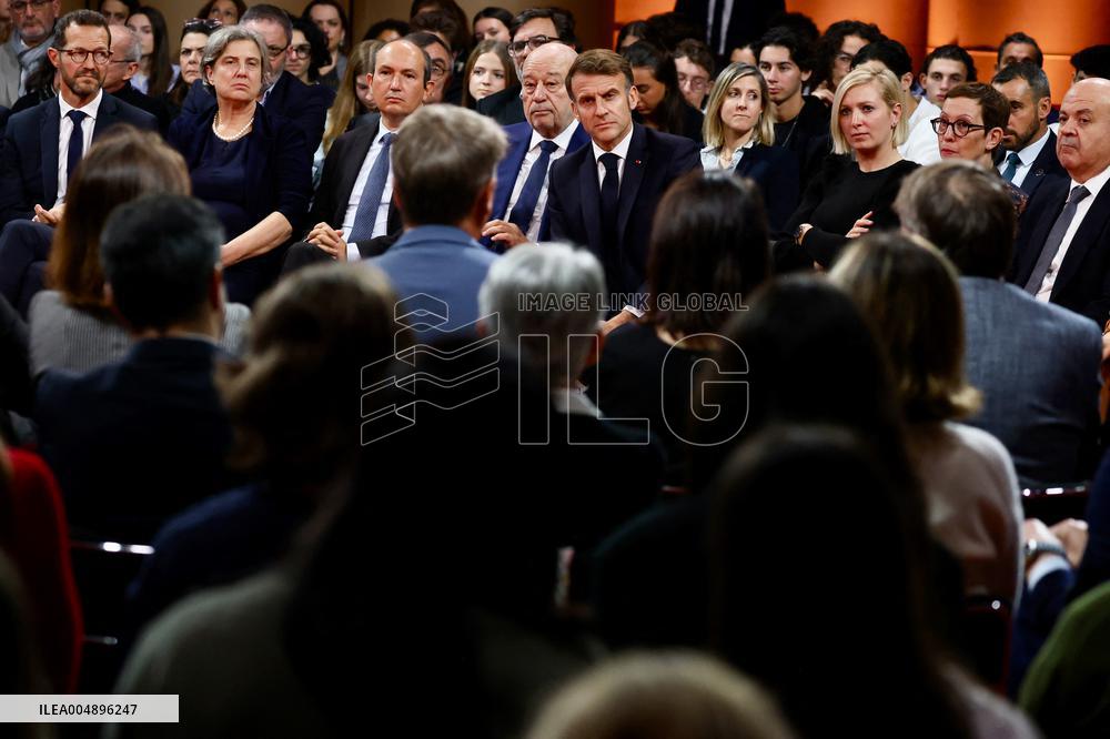 President Macron Meets Readers of La Depeche du Midi - Toulouse