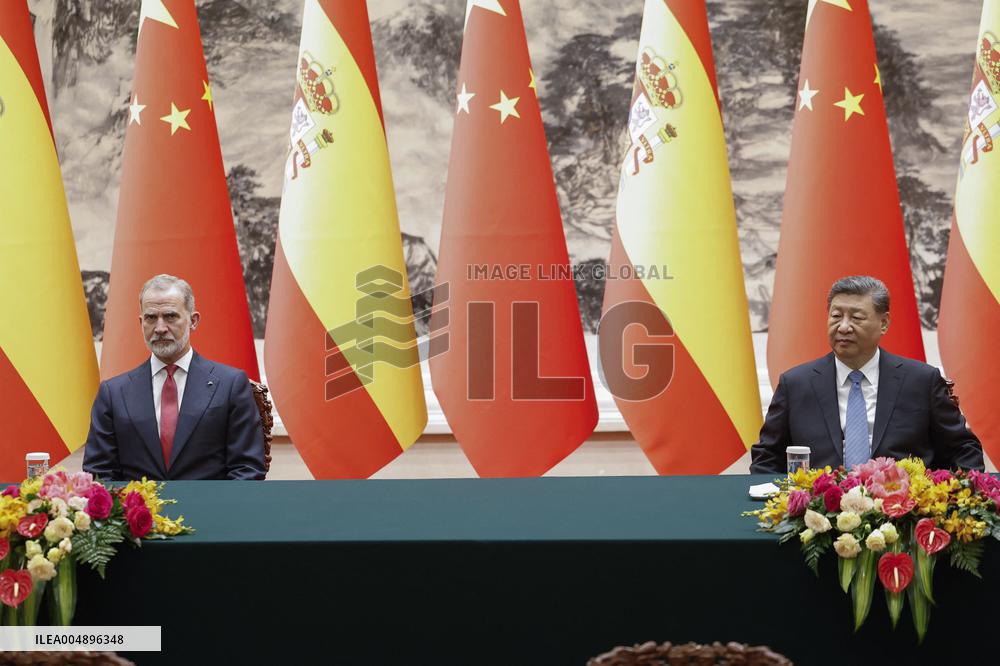 Second day of the King and Queen's state trip to China