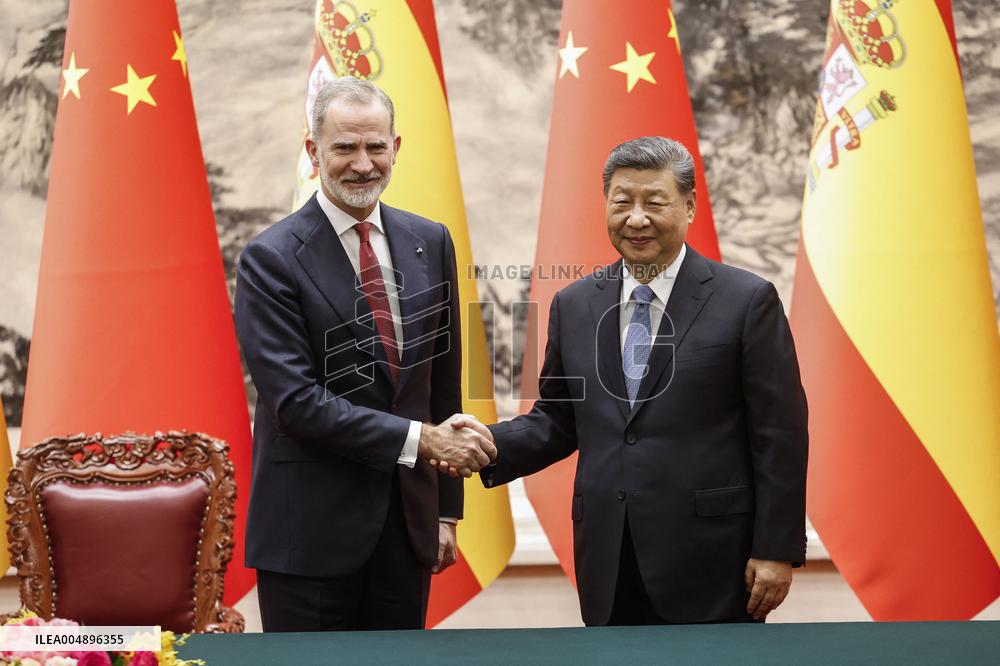 Second day of the King and Queen's state trip to China