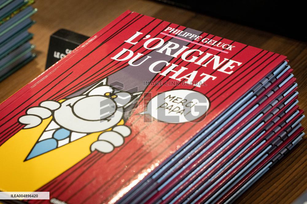 Exhibition of Philippe Geluck - Paris AJ