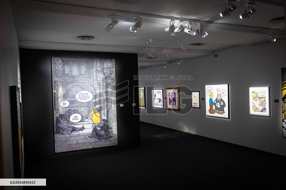 Exhibition of Philippe Geluck - Paris AJ