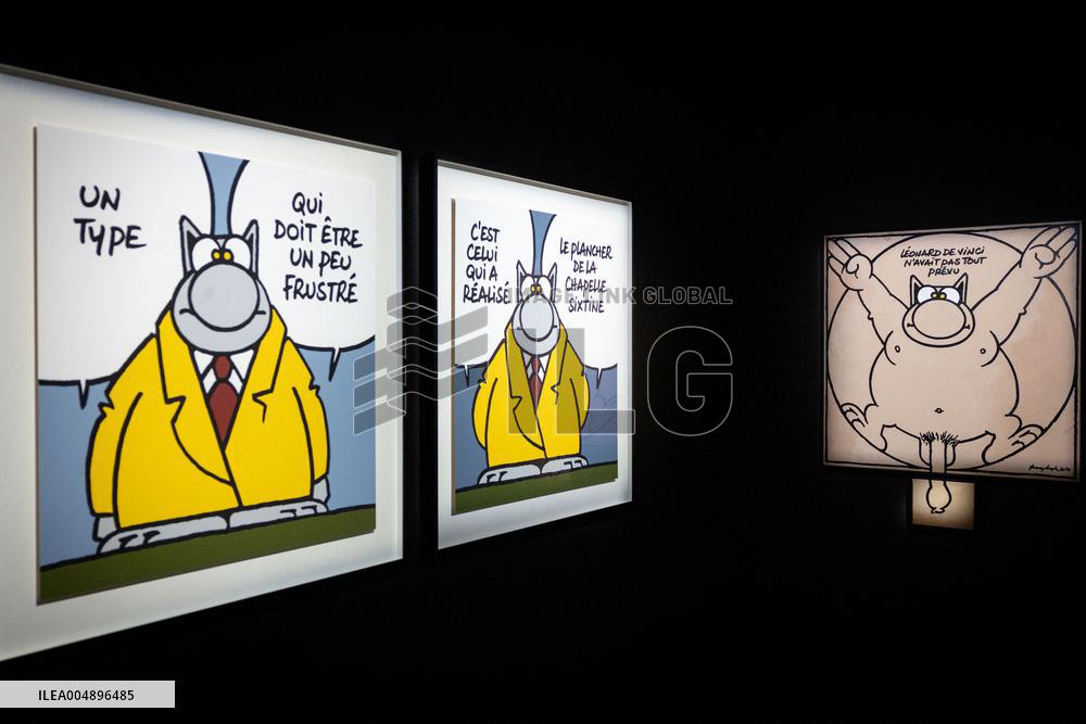 Exhibition of Philippe Geluck - Paris AJ