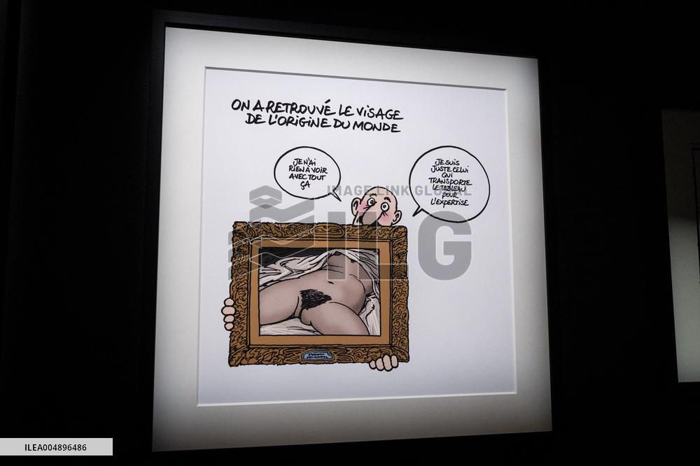 Exhibition of Philippe Geluck - Paris AJ