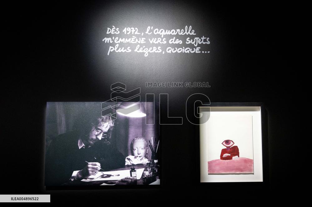 Exhibition of Philippe Geluck - Paris AJ