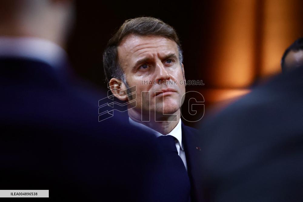 President Macron Meets Readers of La Depeche du Midi - Toulouse