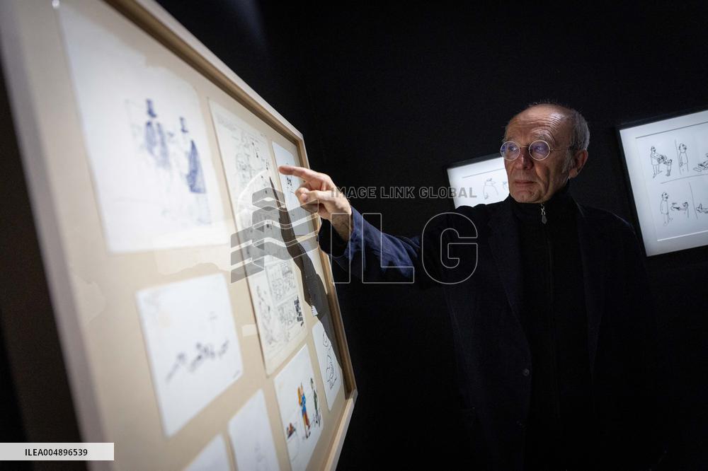 Exhibition of Philippe Geluck - Paris AJ